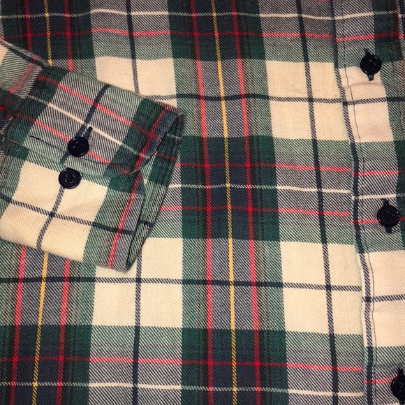 80’s Green Cotton Plaid Flannel Shirt by Great Northwest main image 0